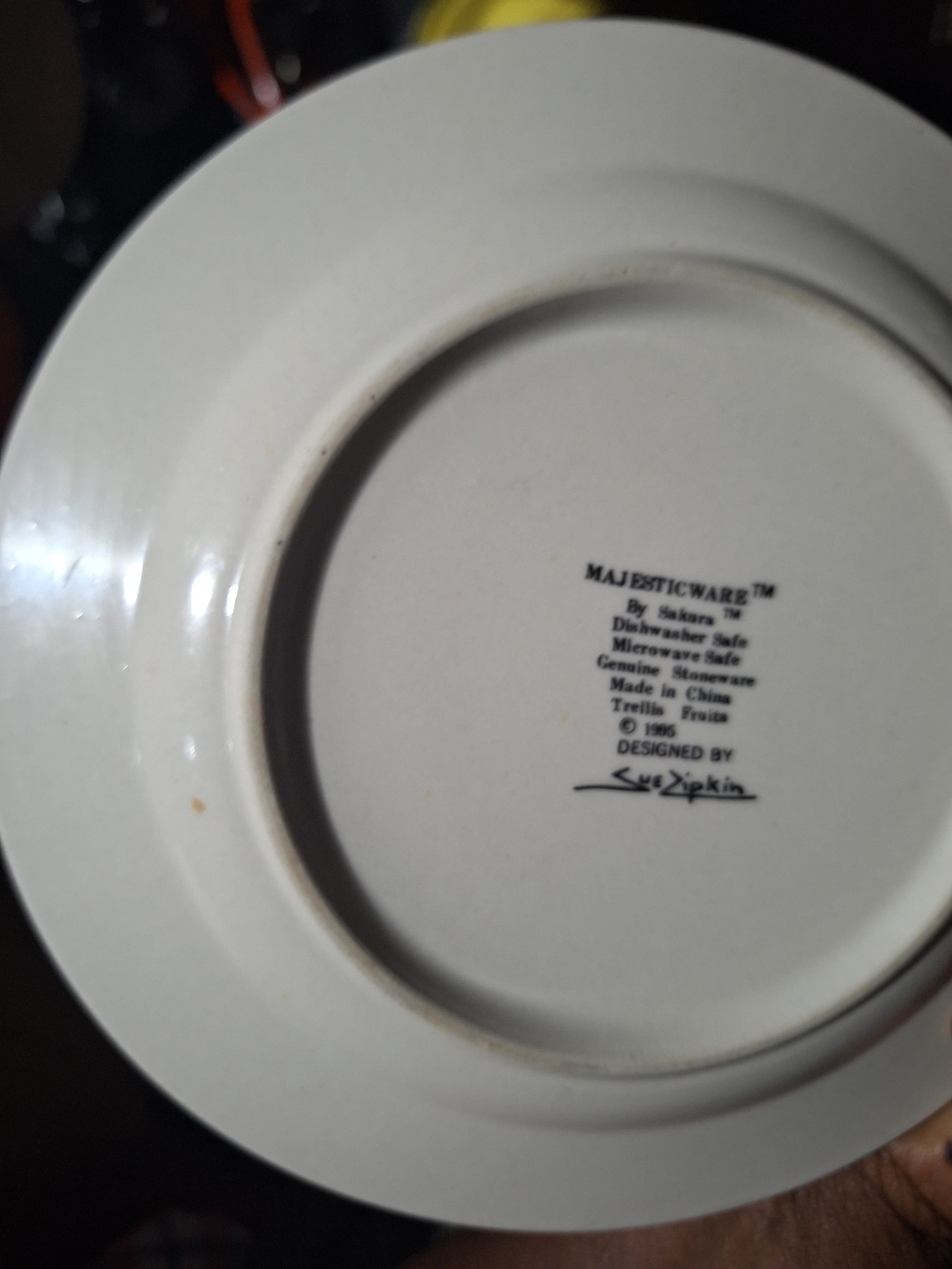 3 Majesticware White Stoneware Dinner Plate by Sakura